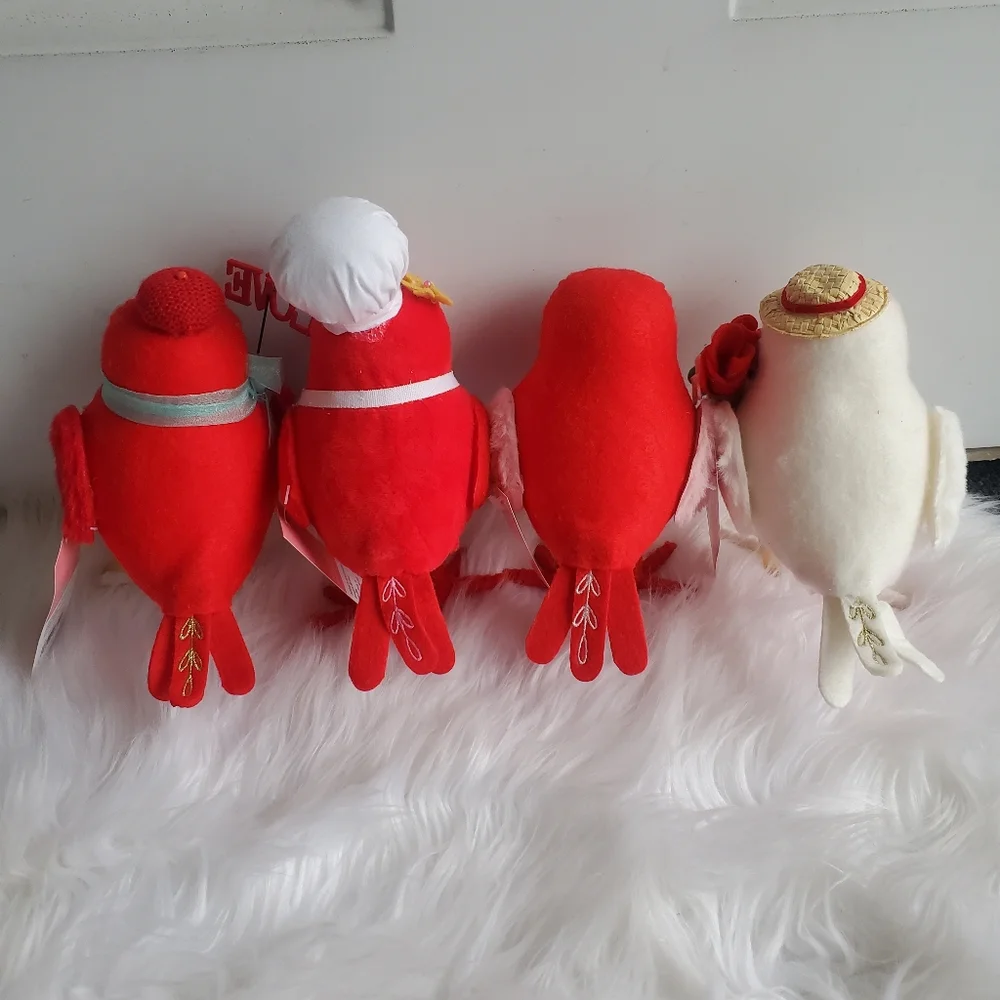 NWT Target 2023 Spritz Valentines Birds - Set of 4